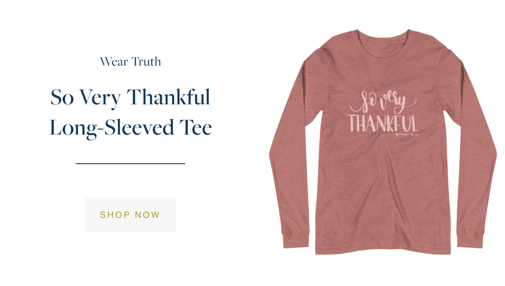 So Very Thankful Tee from Muscadine Press