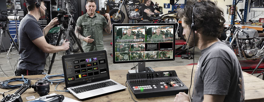 Blackmagic ATEM Television Studio Pro HD In action