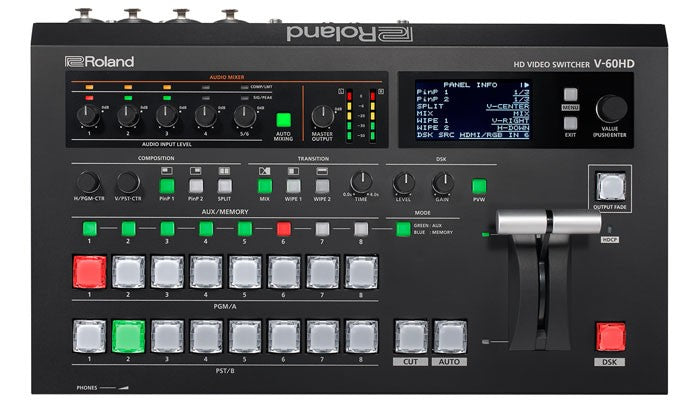Roland Debuts XS-62S Six Channel Video Switcher and Audio Mixer - Church  Production Magazine