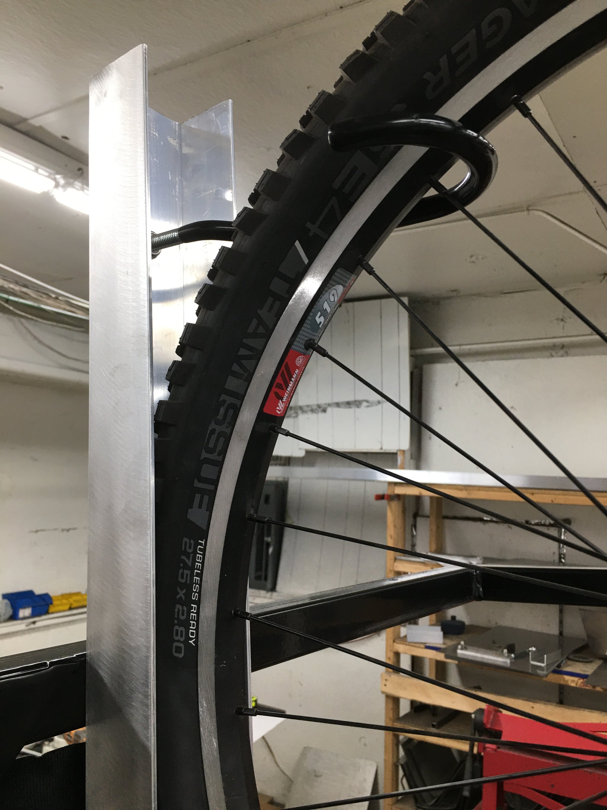 bicycle wheel attachment