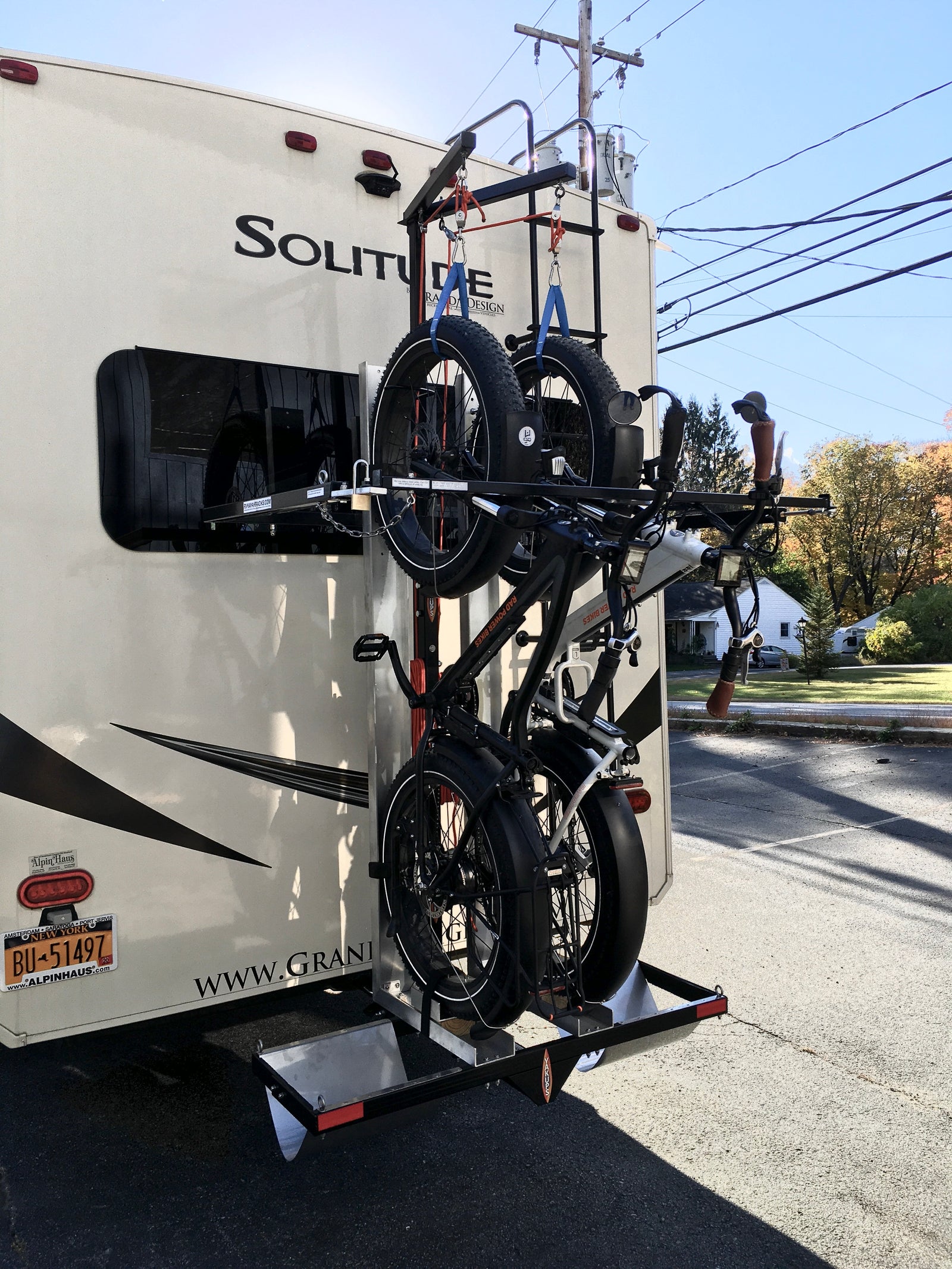 5th wheel bike rack hitch