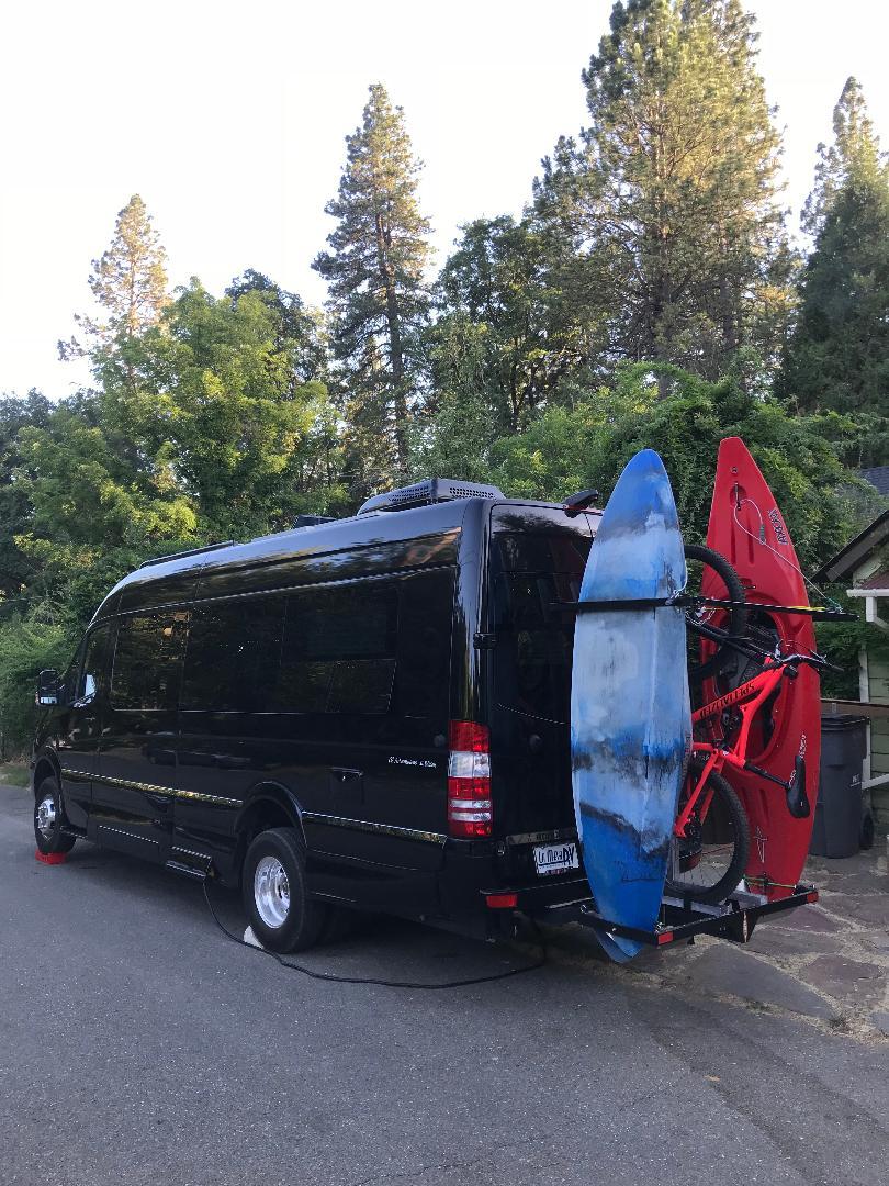 bike rack for van door