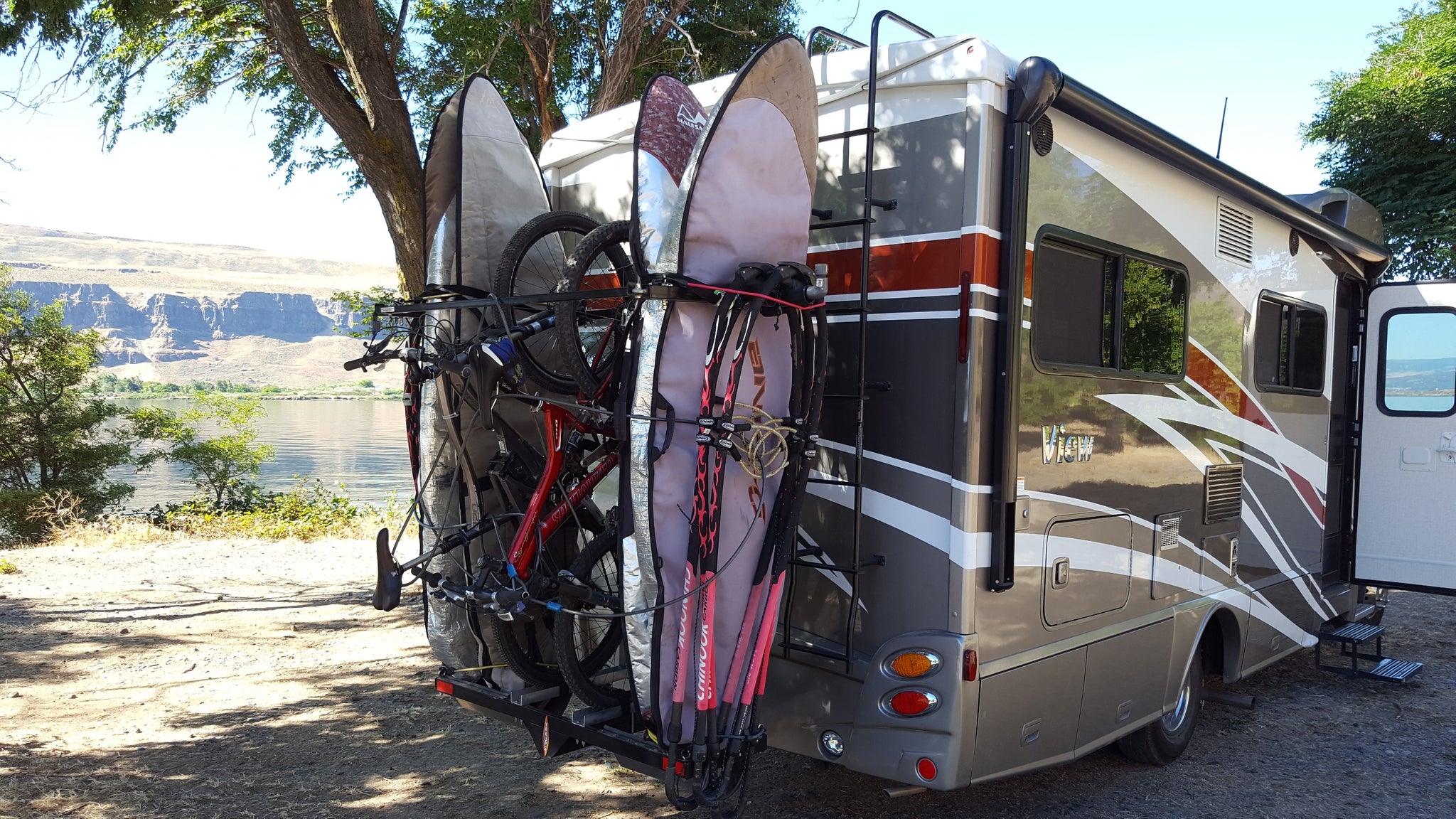 5th wheel bike rack