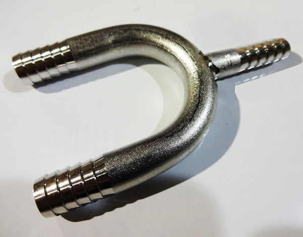 U-Shaped Stainless Steel Pipe (With Barbed 1/2 Connection