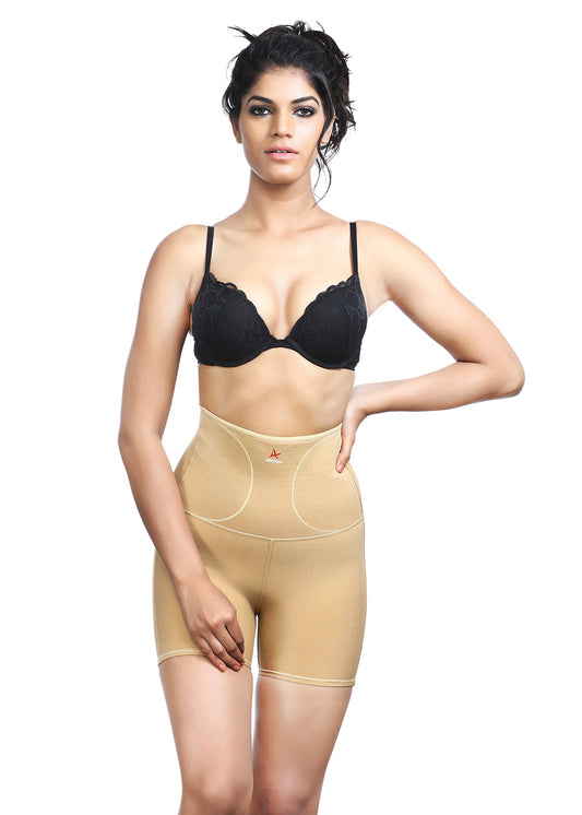 Buy online Black Cotton Blend Tummy Tucker Shapewear from lingerie for  Women by Uncle Charming for ₹439 at 51% off