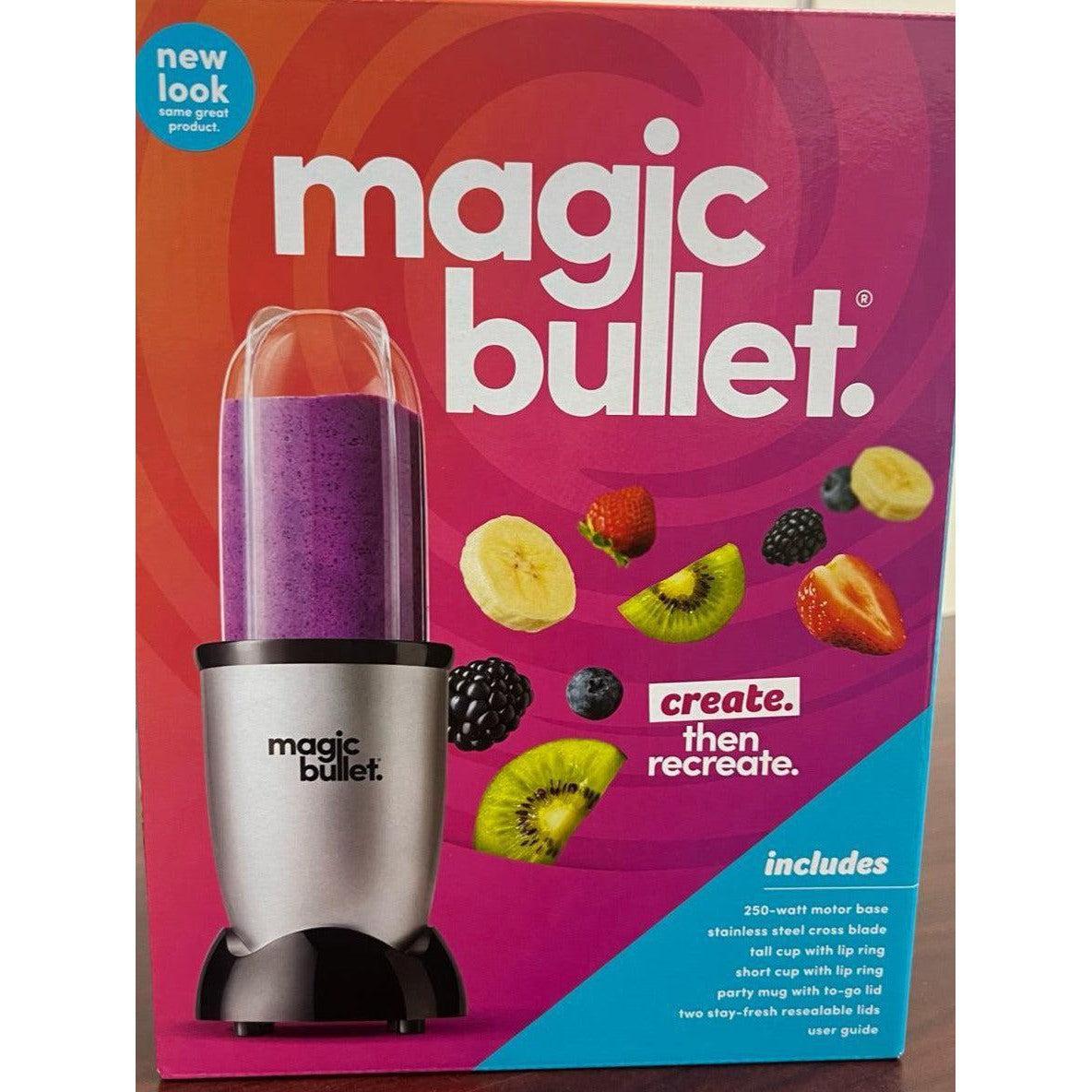Magic Bullet 11 Piece Personal Blender MBR-1101 – Silver / Black