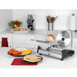 Wholesale-Kalorik AS40763S Silver Professional Style Food Slicer-Kitchen Slicers-Kal-AS40763S-Electro Vision Inc