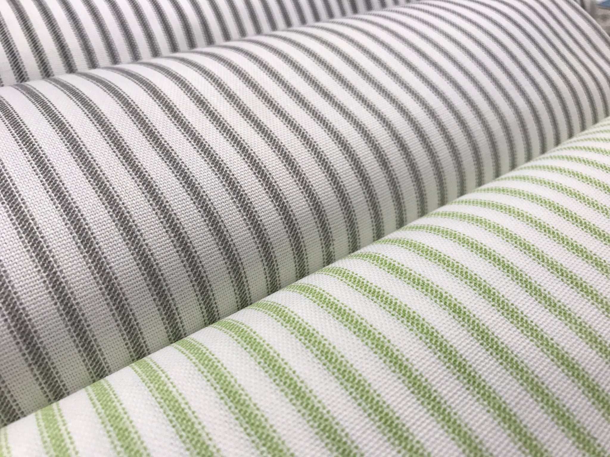Classic Kiwi - Ticking Stripe Fabric By Premier Prints – ShopFabric