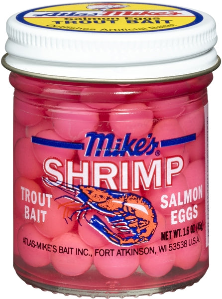 Mike's Garlic Salmon Eggs Pink 1.1 oz Jar