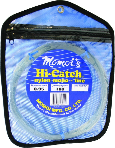 Momoi Hi-Catch Diamond Monofilament Line - 1000 yd. Spool - 40 lb. Test -  Brilliant Blue