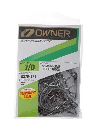 Owner 5315SD-073 SSW Side Drifting 5315 SD Hook #4, Red 50 Hooks Bulk Pro  Pack