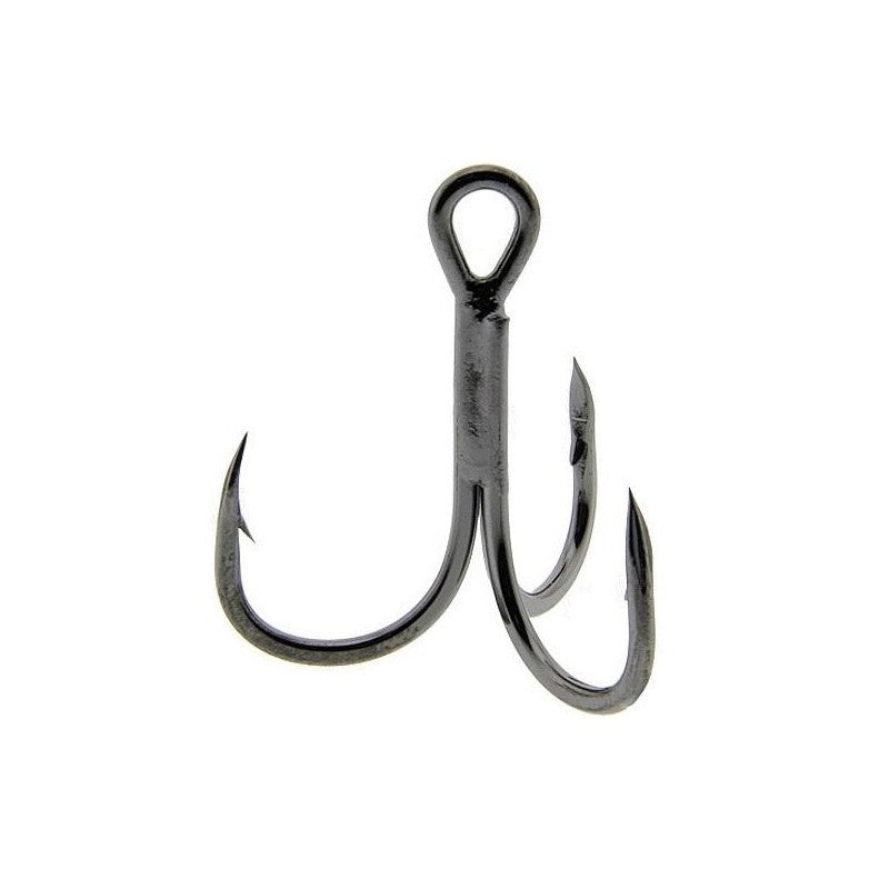 Owner 5635-116 STY35 Short Shank Treble Hooks size 1/0 black
