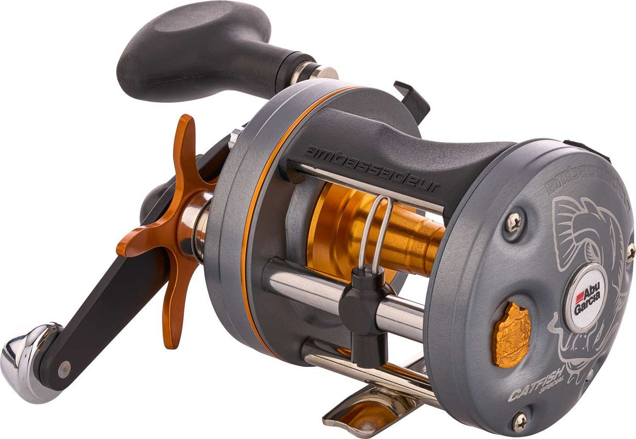 Catfish Pro Tournament Series Left Handed Round Baitcasting Fishing Reel  600 CTS