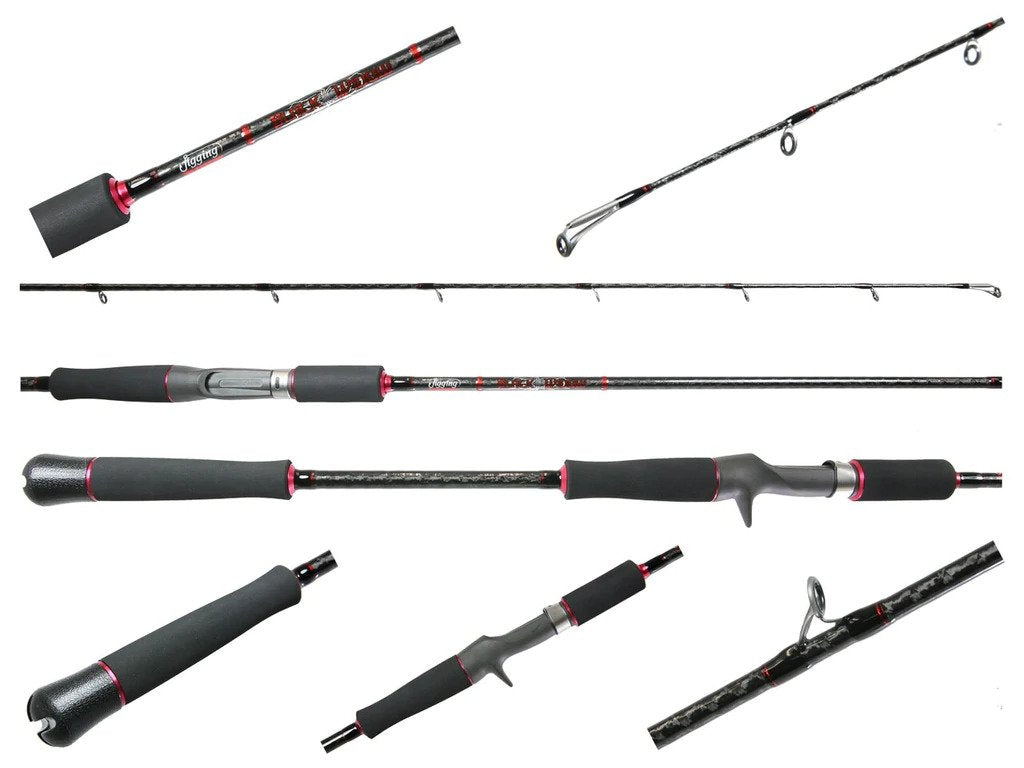 Jigging World Black Widow Spinning Popping Rod- 300S