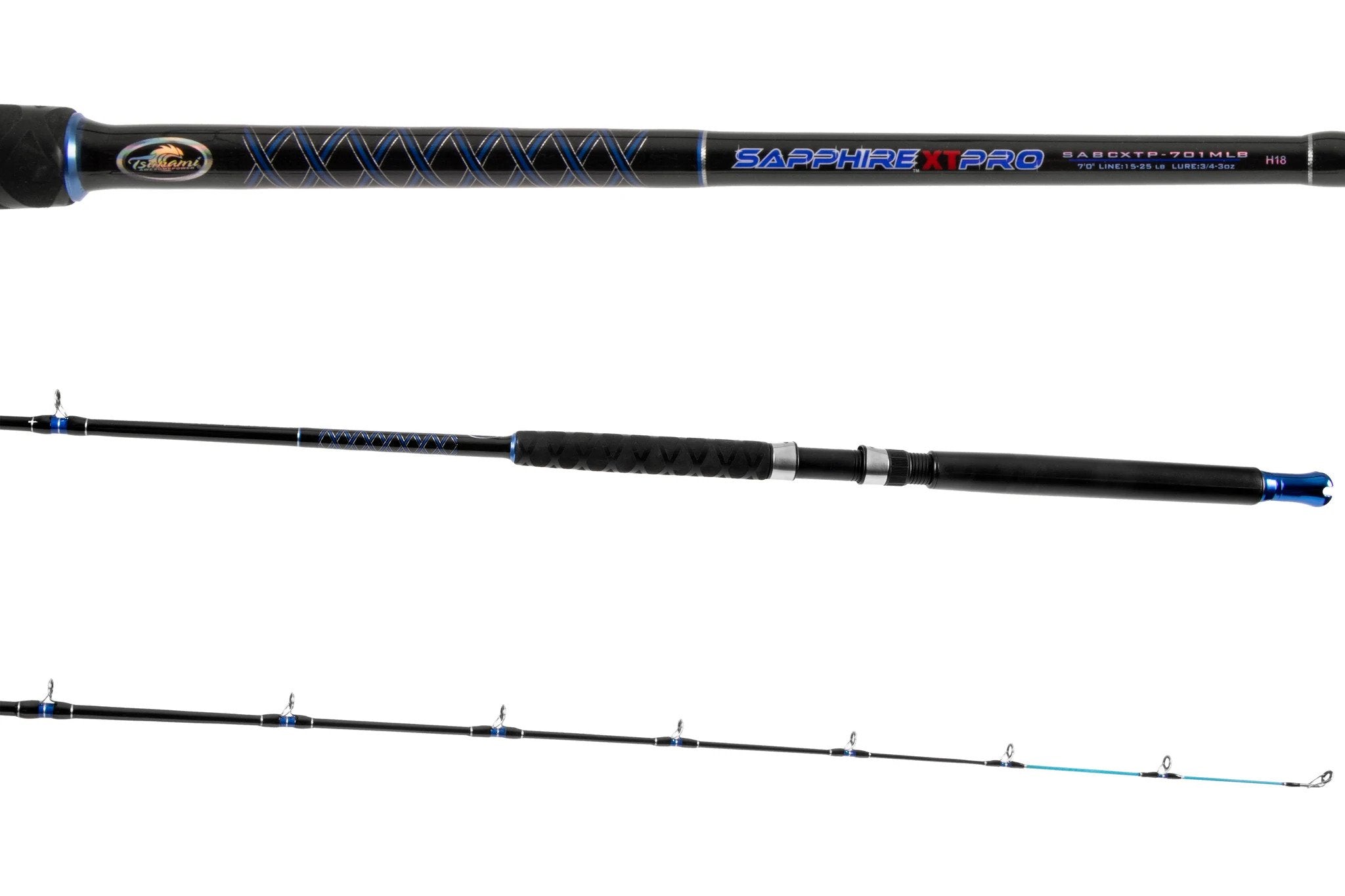 Tsunami Sapphire XT 2pc Surf Spinning Rod