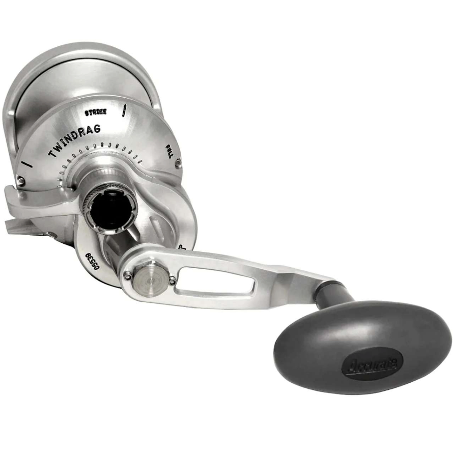 Accurate Valiant 300 Single Speed Reel - BV-300-S - Silver - Right Han