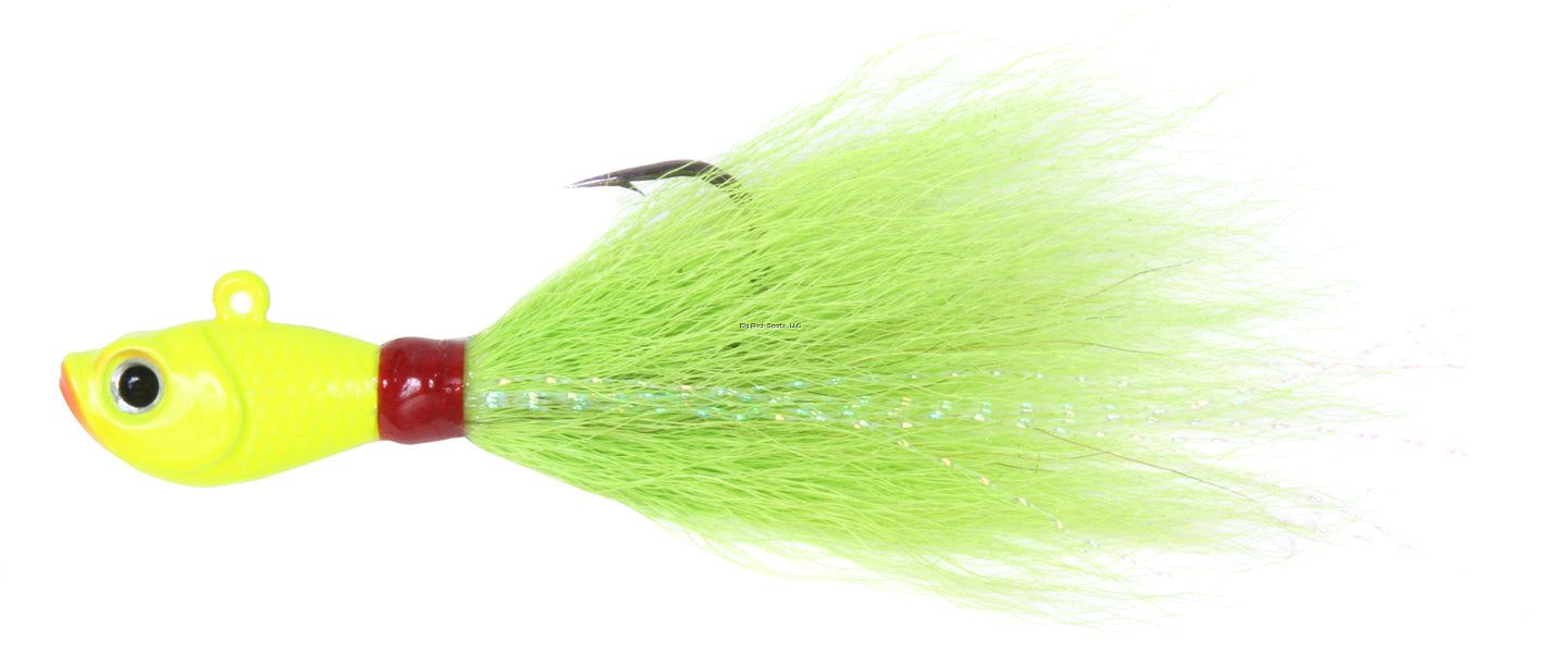 Sea Striker Popeye Bucktail Jig White 3/4 oz 6 pack