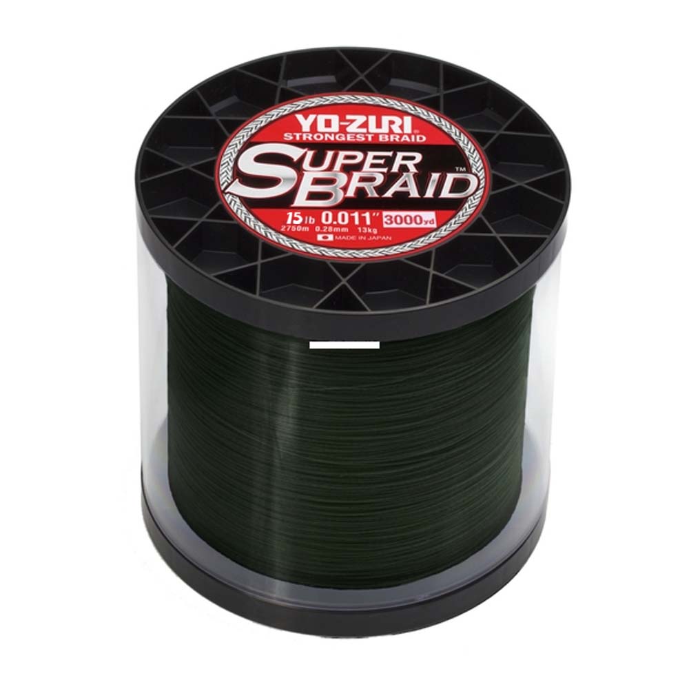 Yo-Zuri SuperBraid Braided Line, 3000yd, High VIS Yellow