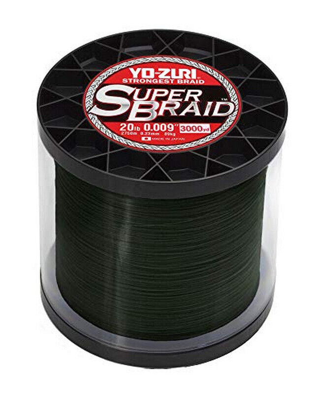 Yo-Zuri SuperBraid Braided Line, 3000yd, High VIS Yellow