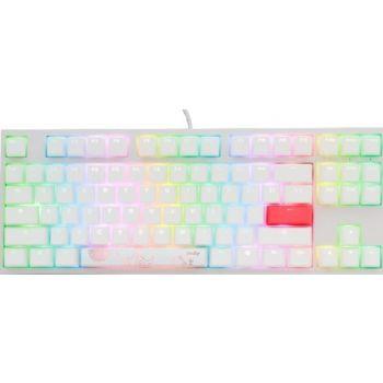 Ducky One 2 Tkl Pure White Mechanical Keyboard Cherry Rgb Speed Switch