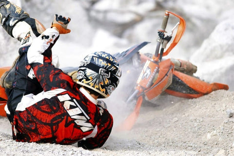 dirt bike crash