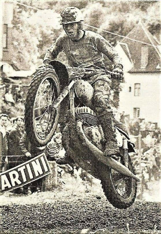 Vintage motocross racing
