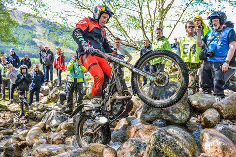 Moto trials competition
