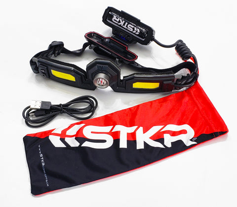 STKR Handlamp Pro being displayed with everything that it comes with.