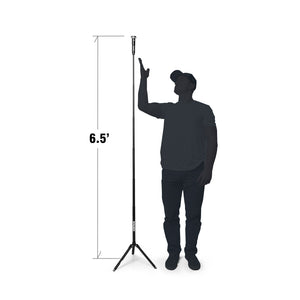 FLi height comparison to a man's silhouette