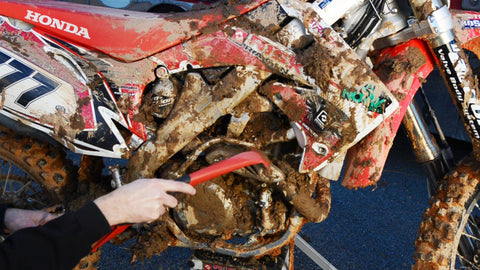 Keep your bike mud free with the Risk Racing Mud Axe Mud scraper tool