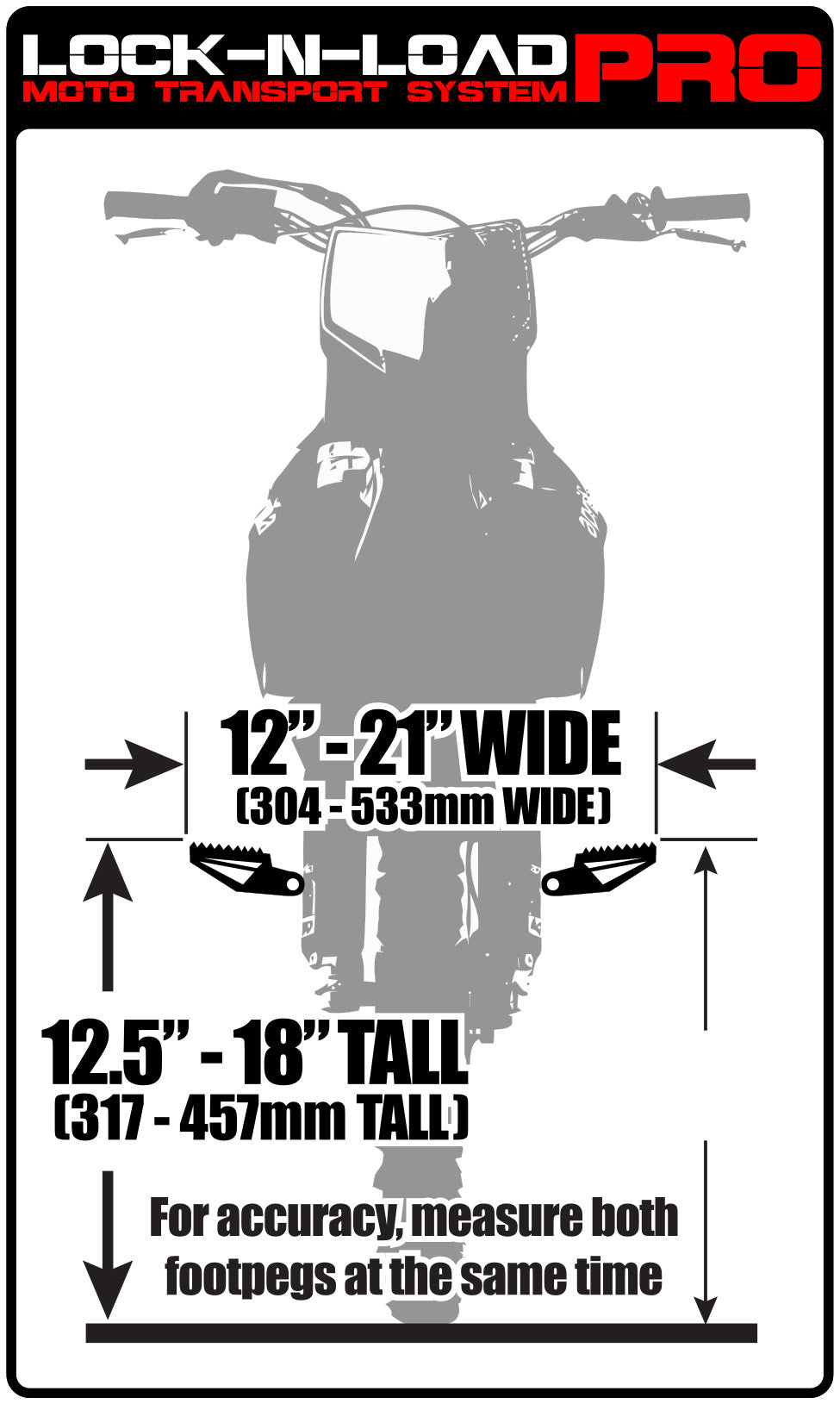 Dimensione standard Lock-N-load