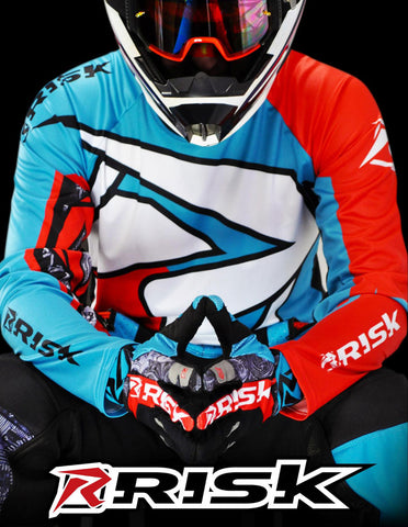 Riesgo Racing Motocross Gear para la carrera MX