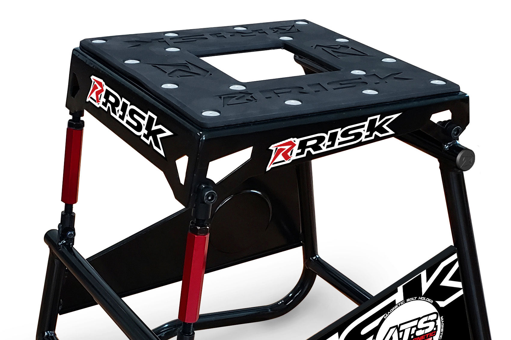 Risk Racing ATS Haut de page Moto Stand réglable Détail