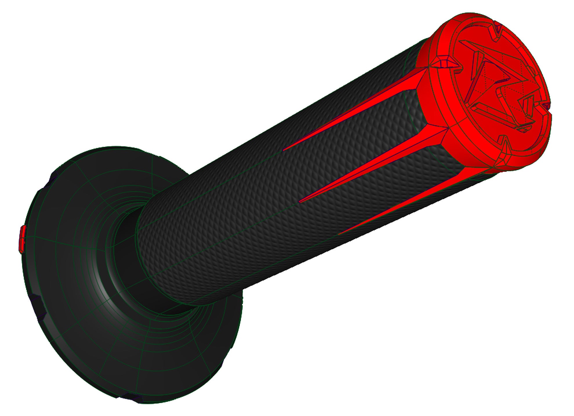 Fusion Moto Grips ribs