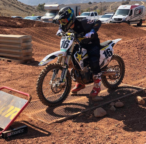 Motocross practice starting gate