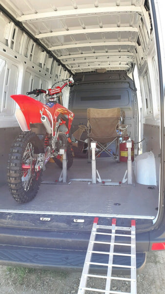 Rischio Racing Lock-N-load Straples motocross / cross bike / trasporto di motocicli sistema - Nessuna cinghie di arresto