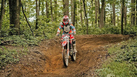 Sendero para bicicletas de montaña