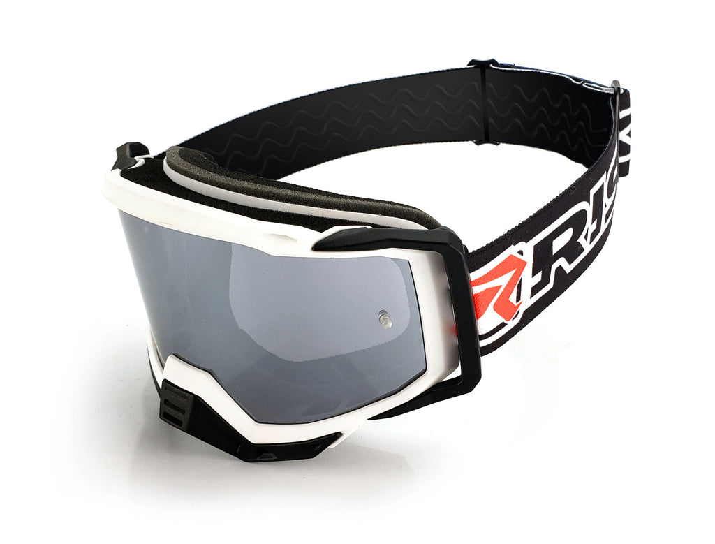 Goggles Jac da Risk Racing in Pic 3/4 posa bianca