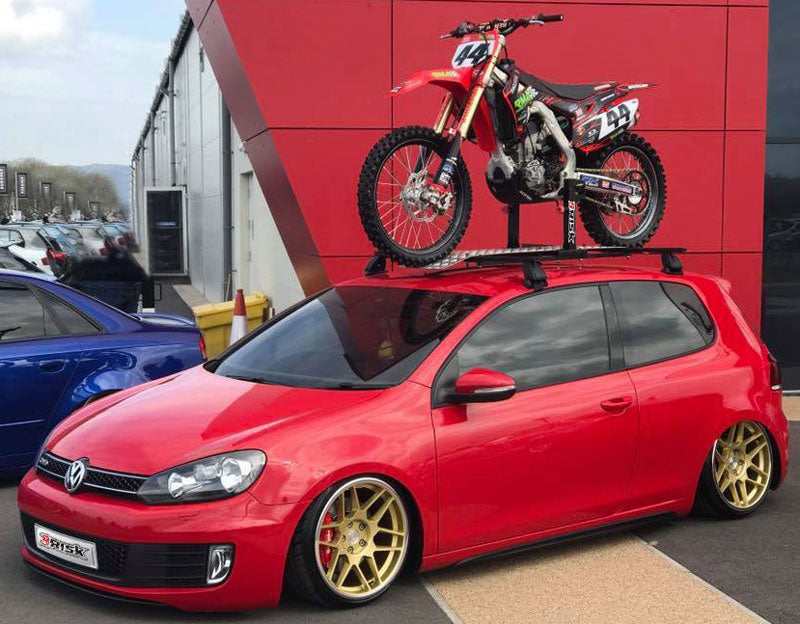 Can You Haul a Dirt Bike with a Car? Racks, Trailers, & More - Risk Racing