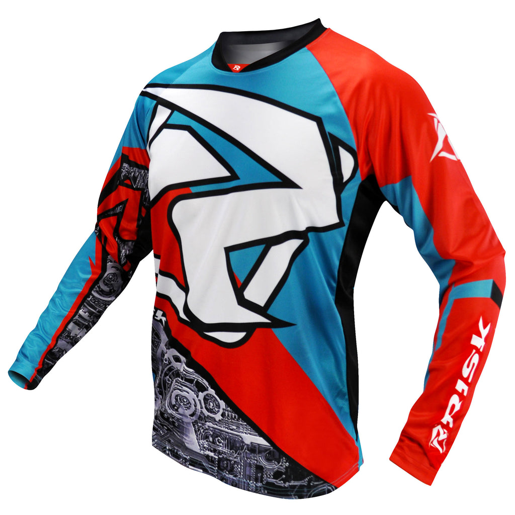 risk racing's ventilate machine jersey studio picture