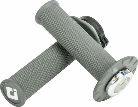 Lock-on grips simply slide over the handlebar and then get tightened by an Allen wrench to secure on the handlebar. 