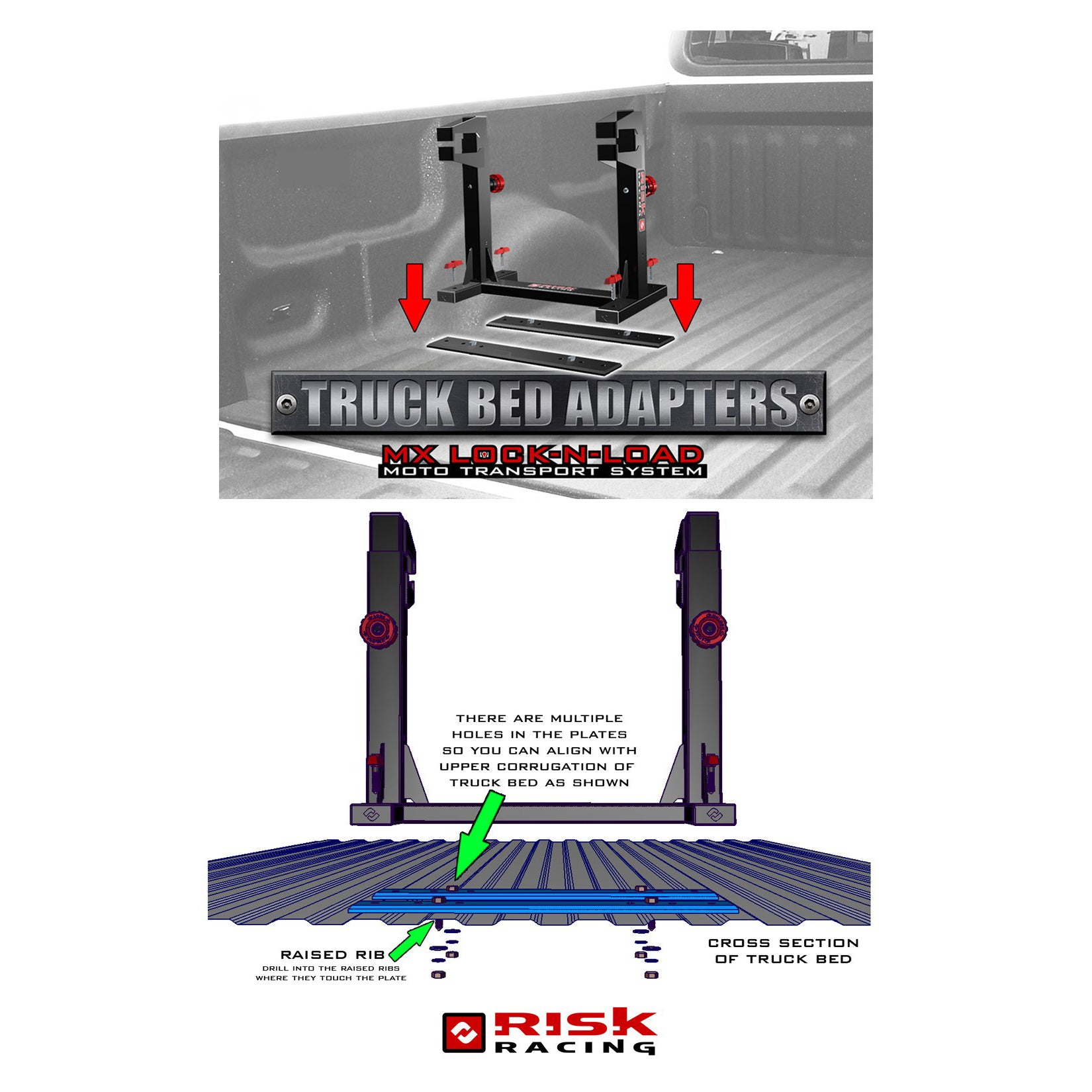 Lock-N-Load - Truck Plates - Risk Racing