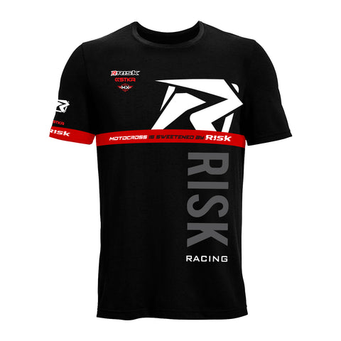 RISK RACING Factory Pit Premium Camiseta deportiva de ajuste seco