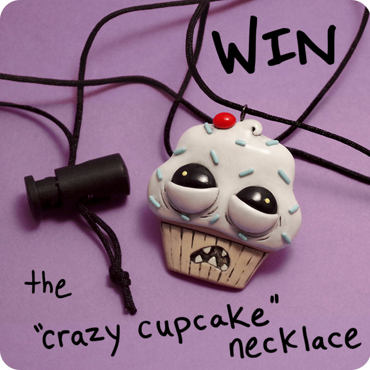Win the Crazy Cupcake Necklace