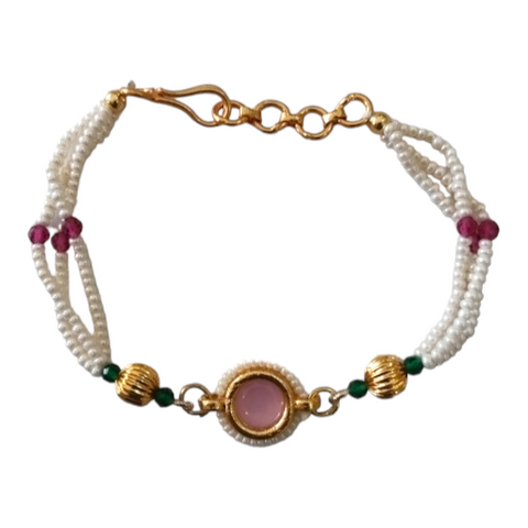 Beaded Chain Bracelet | Indian Petals DIY Bracelet