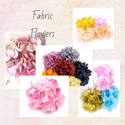 Paper and Fabric Craft Flowers by Indian Petals