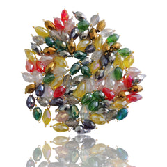 Colored Glass Drop Shaped Beads Ideal for Jewelry designing, Craft Making or Decor