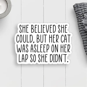 Cat Vinyl Sticker - Wild Oats & Billy Goats NSB