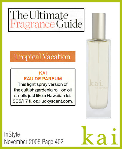 kai fragrance featured in instyle november 2006