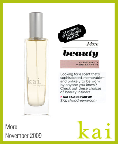 kai fragrance featured in more november, 2009